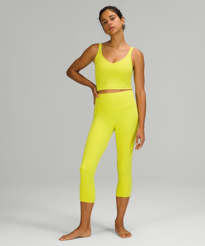 Tank Top Lululemon lululemon Align™ Cropped Tank Top Mujer Amarillos | 71583-KNLE