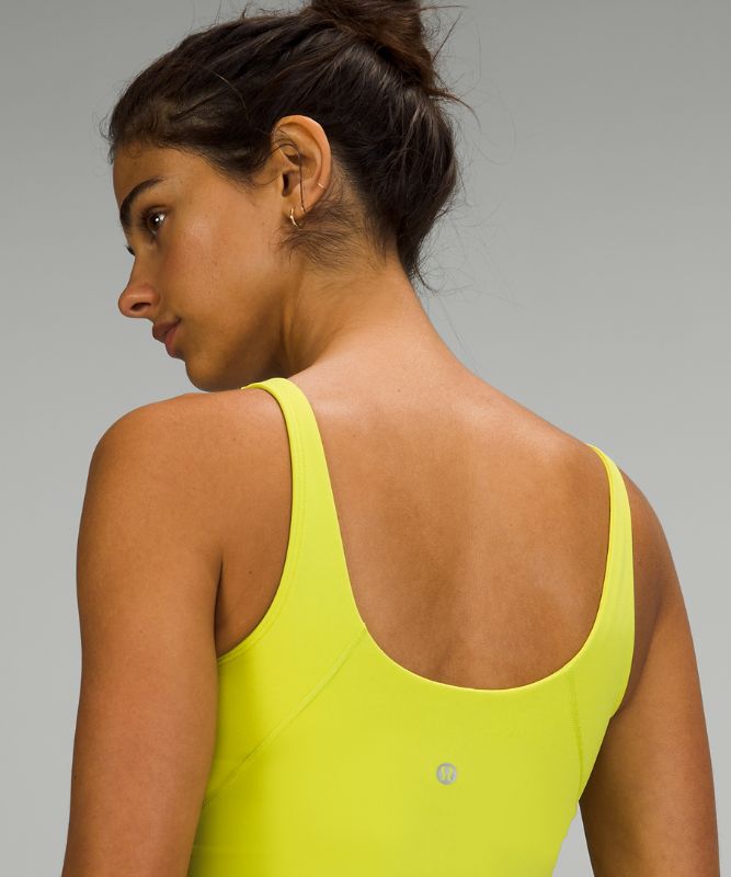 Tank Top Lululemon lululemon Align™ Cropped Tank Top Mujer Amarillos | 71583-KNLE