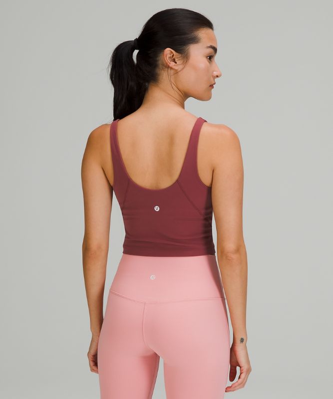 Tank Top Lululemon lululemon Align™ Cropped Tank Top Mujer Mulled Wine | 89610-QNXP