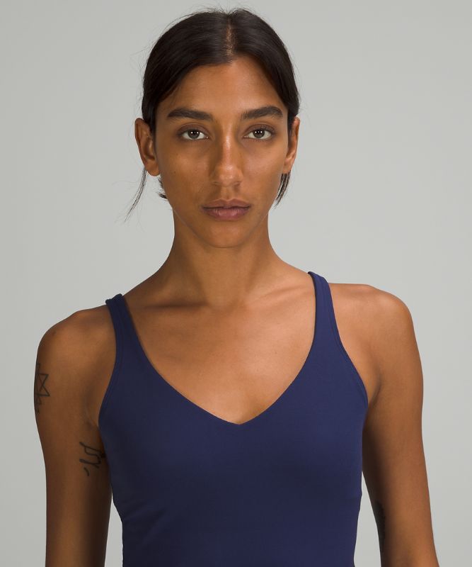 Tank Top Lululemon lululemon Align™ Cropped Tank Top Mujer Night Sea | 34769-BKUW