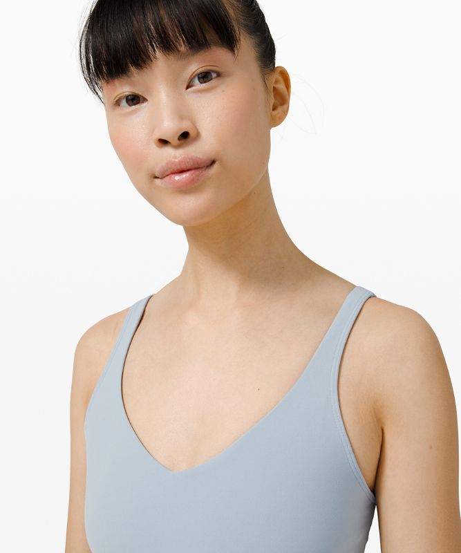 Tank Top Lululemon lululemon Align™ Cropped Tank Top Mujer Chambray | 78912-MEGB