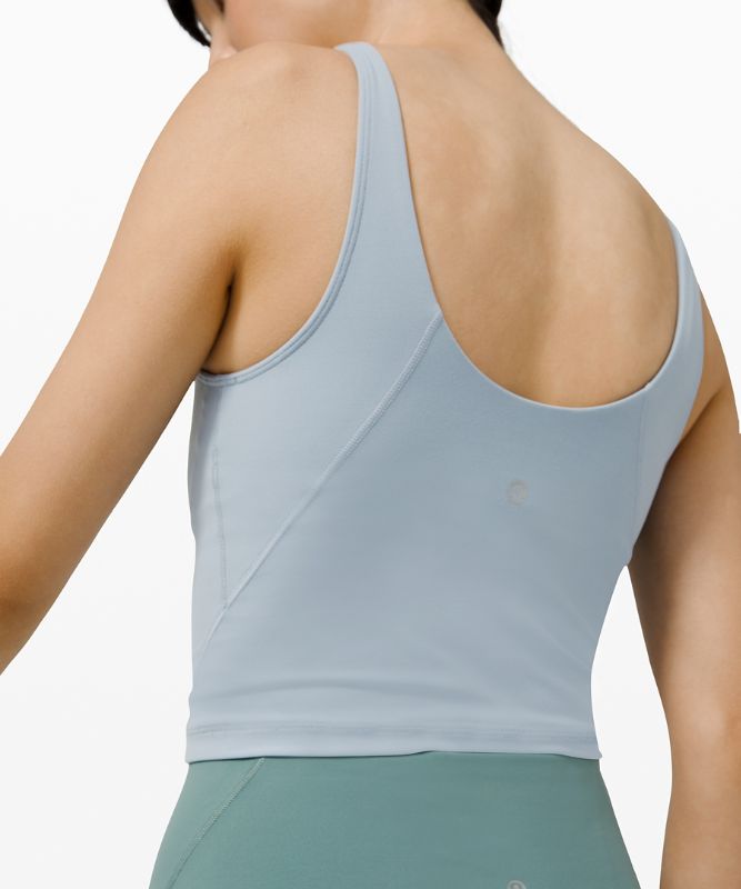 Tank Top Lululemon lululemon Align™ Cropped Tank Top Mujer Chambray | 78912-MEGB