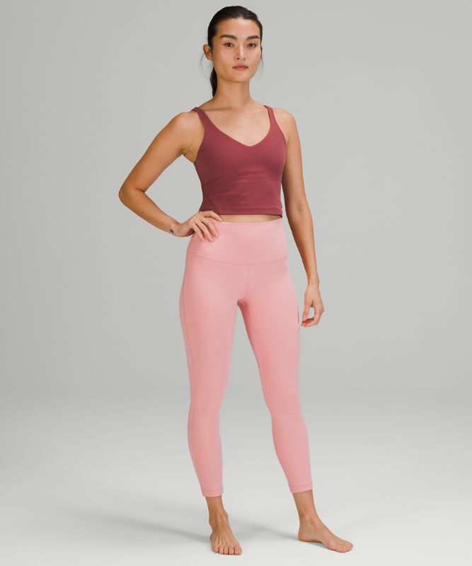 Tank Top Lululemon lululemon Align™ Cropped Tank Top Mujer Mulled Wine | 60378-FSPA