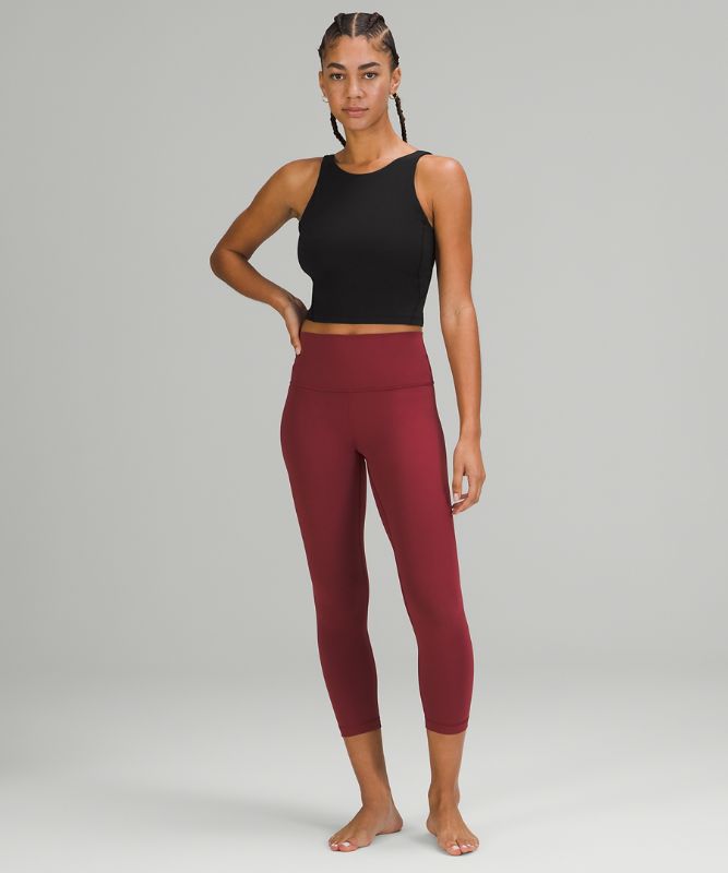 Tank Top Lululemon lululemon Align™ High-Neck Tank Top Mujer Negros | 70819-IUAP