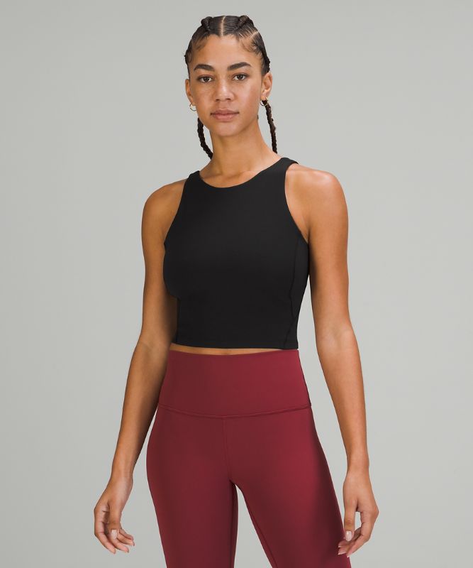 Tank Top Lululemon lululemon Align™ High-Neck Tank Top Mujer Negros | 70819-IUAP