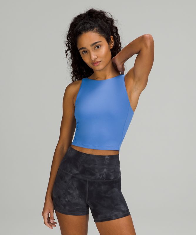 Tank Top Lululemon lululemon Align™ High-Neck Tank Top Mujer Azules | 56732-DHVS