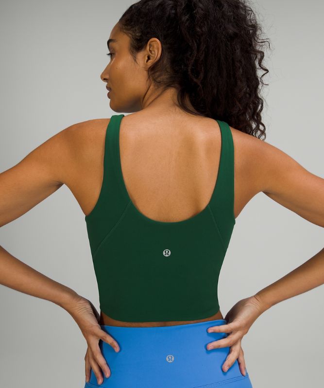 Tank Top Lululemon lululemon Align™ High-Neck Tank Top Mujer Verdes | 26014-JUML