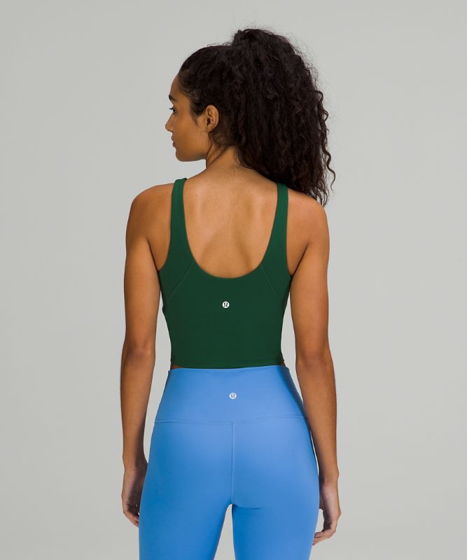 Tank Top Lululemon lululemon Align™ High-Neck Tank Top Mujer Verdes | 26014-JUML