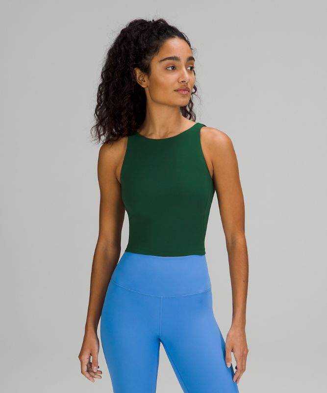 Tank Top Lululemon lululemon Align™ High-Neck Tank Top Mujer Verdes | 26014-JUML