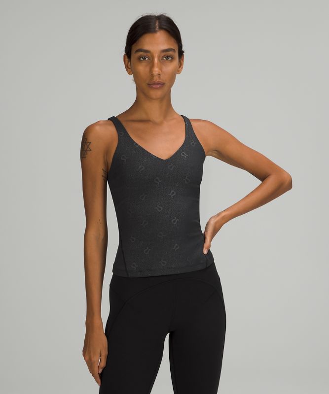 Tank Top Lululemon lululemon Align™ Waist-Length Tank Top Mujer Negros | 90581-MOAL