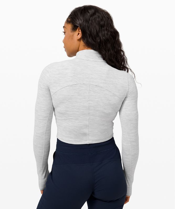 Tops Lululemon All Aligned Mock Neck Long Sleeve Nulu Mujer Wee Are From Space Nimbus Battleship | 07386-BUFY