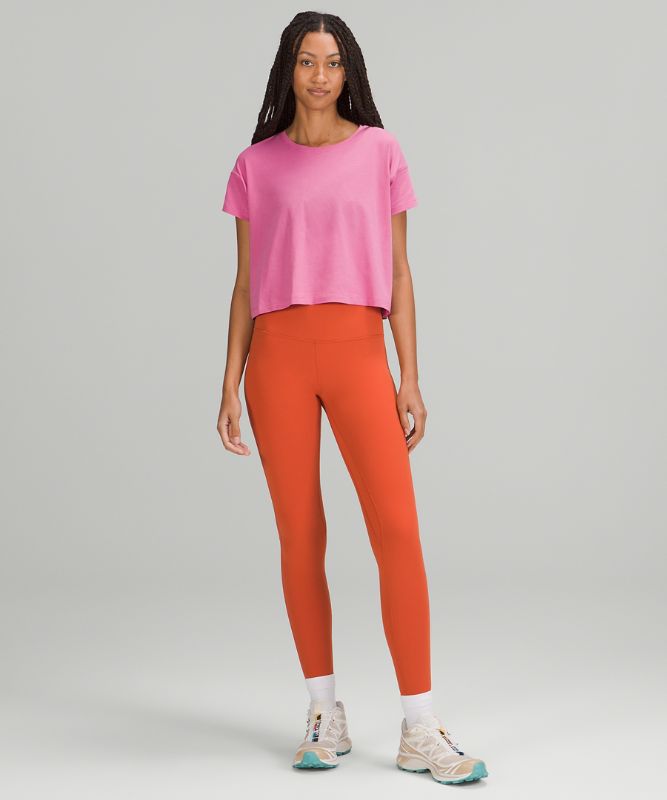 Tops Lululemon Cates Tee Mujer Rosas | 15902-XRCH