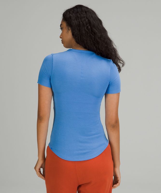 Tops Lululemon Hold Tight Short Sleeve Mujer Azules | 58790-WRCX