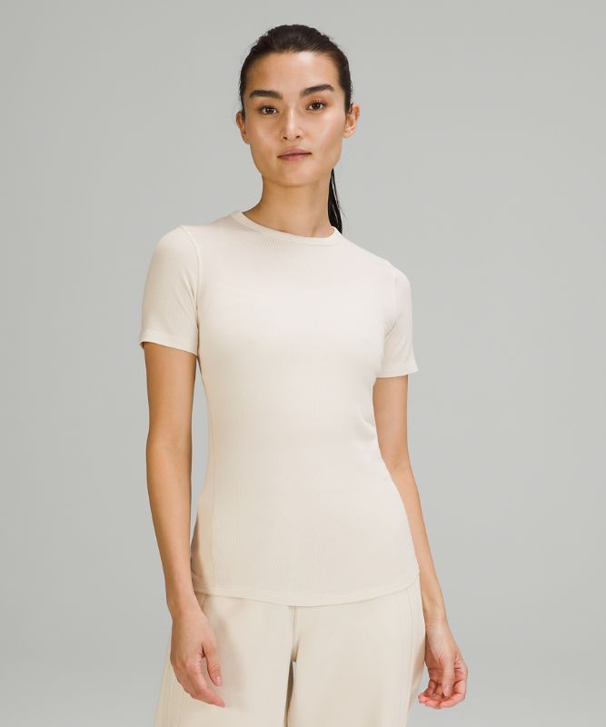 Tops Lululemon Hold Tight Short Sleeve Mujer Blancos | 08231-XMVP