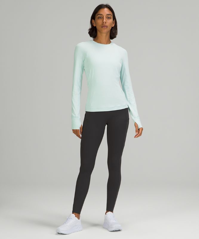 Tops Lululemon It's Rulu Run Long Sleeve Mujer Verde Menta | 45280-YGNP