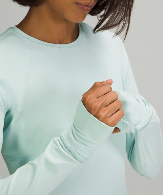 Tops Lululemon It's Rulu Run Long Sleeve Mujer Verde Menta | 45280-YGNP