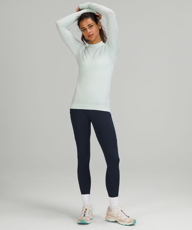 Tops Lululemon Keep the Heat Long Sleeve Mujer Verde Menta | 16749-SLRW