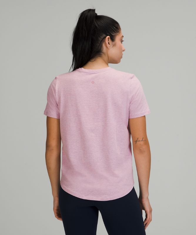 Tops Lululemon Love Crew Mujer Rosas Grises Marrom | 94785-LVPZ