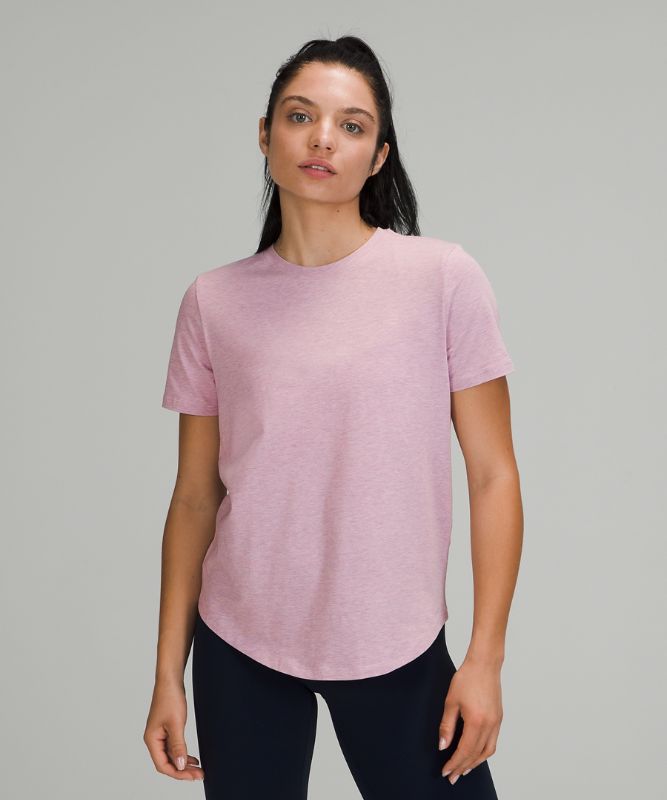 Tops Lululemon Love Crew Mujer Rosas Grises Marrom | 94785-LVPZ