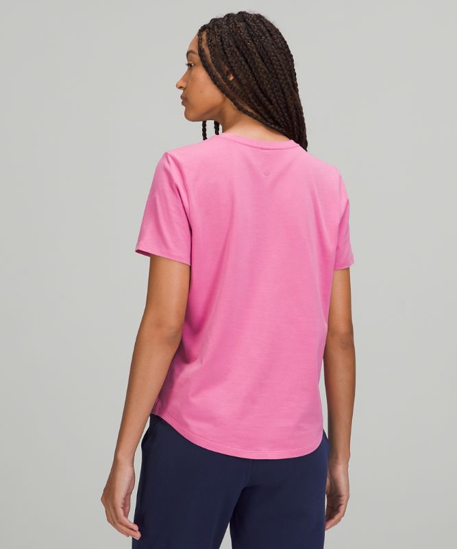 Tops Lululemon Love Crew Mujer Rosas | 79638-VRXE