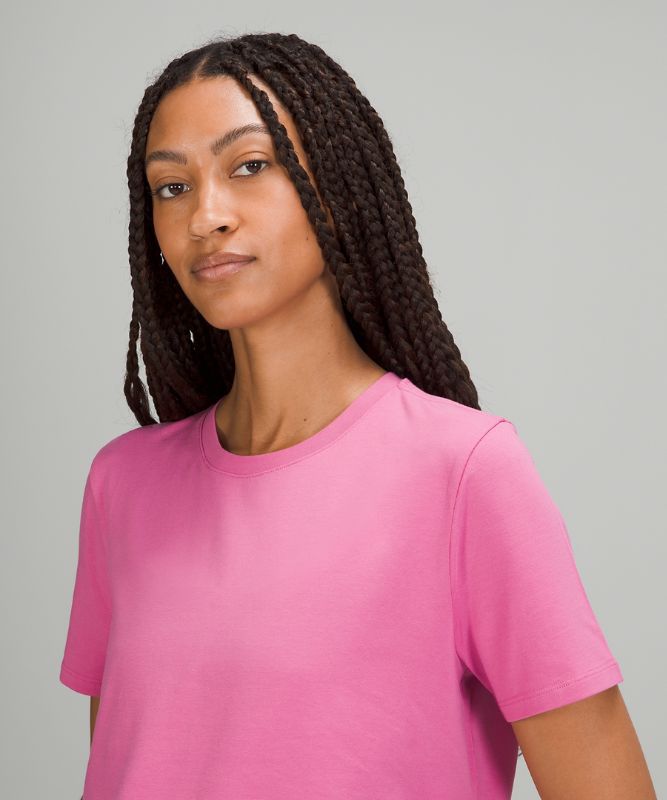 Tops Lululemon Love Crew Mujer Rosas | 79638-VRXE