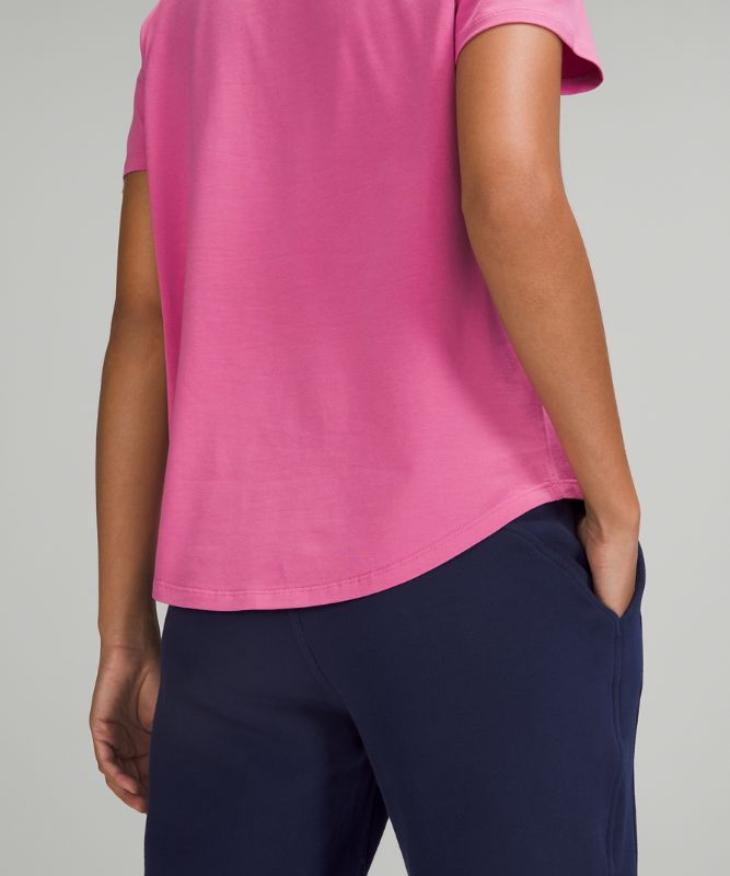 Tops Lululemon Love Crew Mujer Rosas | 79638-VRXE