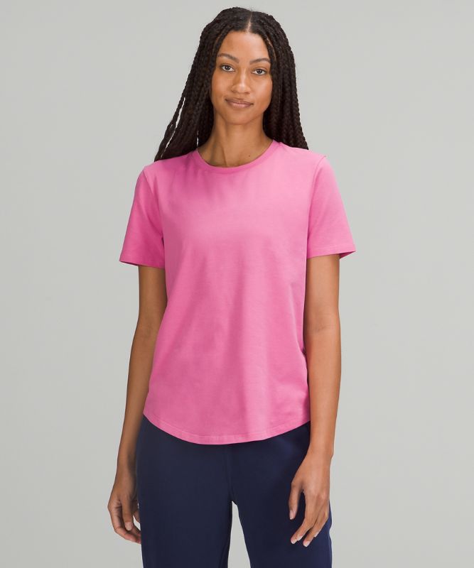 Tops Lululemon Love Crew Mujer Rosas | 79638-VRXE