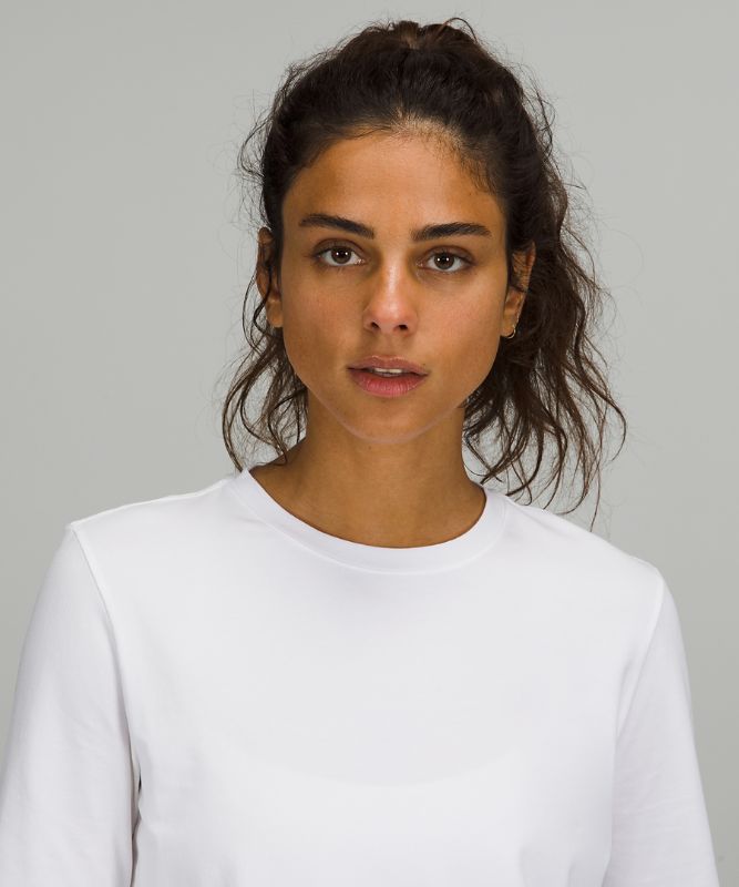 Tops Lululemon Love Long Sleeve Mujer Blancos | 06578-LRKV