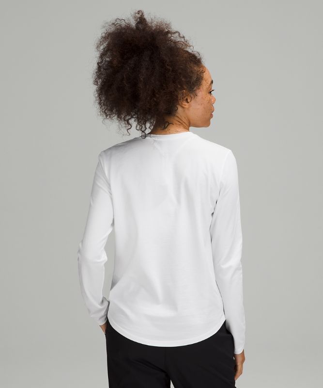 Tops Lululemon Love Long Sleeve Mujer Blancos | 72156-EIWK