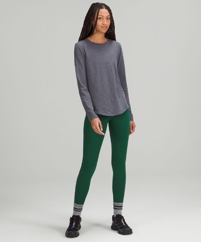 Tops Lululemon Love Long Sleeve Mujer Negros Grises Oscuro | 28053-BMKP