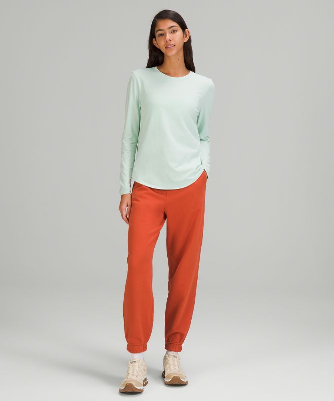 Tops Lululemon Love Long Sleeve Mujer Verde Menta | 02431-GEZW