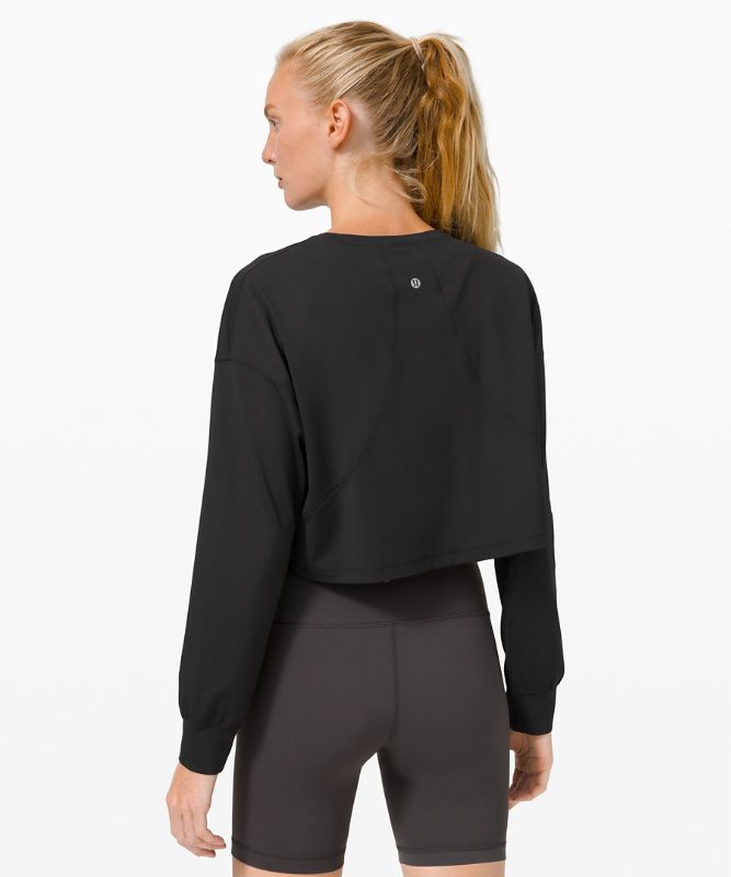 Tops Lululemon Muscle Love Long Sleeve Mujer Negros | 45367-ETQD