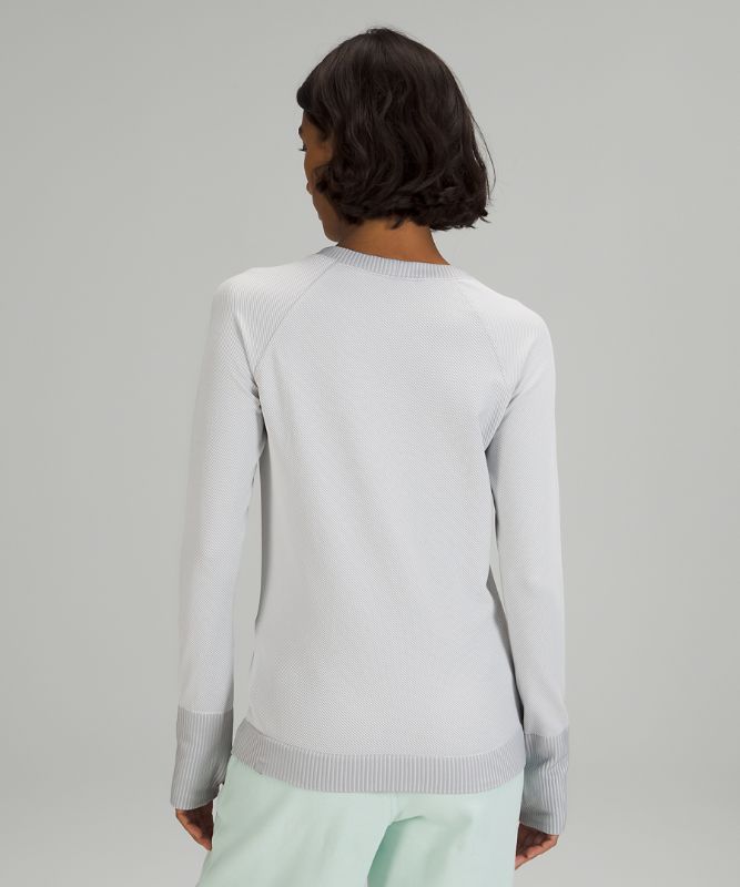 Tops Lululemon Rest Less Mujer Plateados Blancos | 32968-KZAC