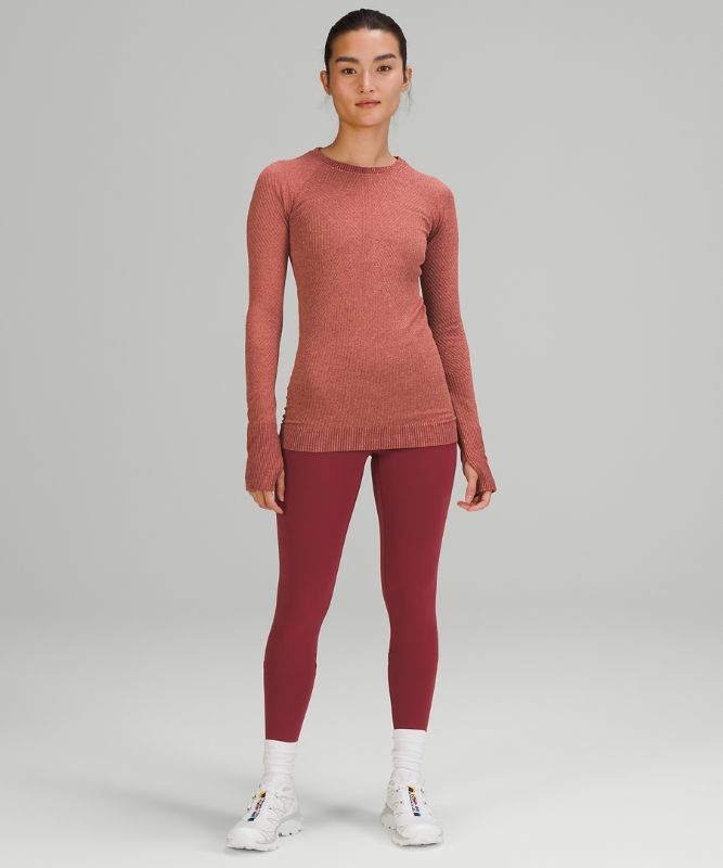 Tops Lululemon Rest Less Mujer Rosas | 75086-BDOA