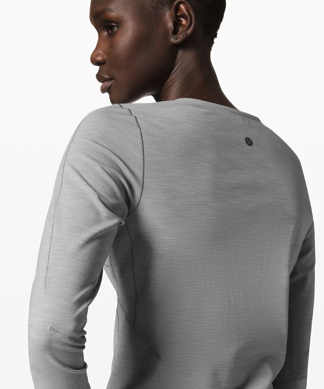 Tops Lululemon Reykur Long Sleeve Mujer Grises | 27839-AMGE