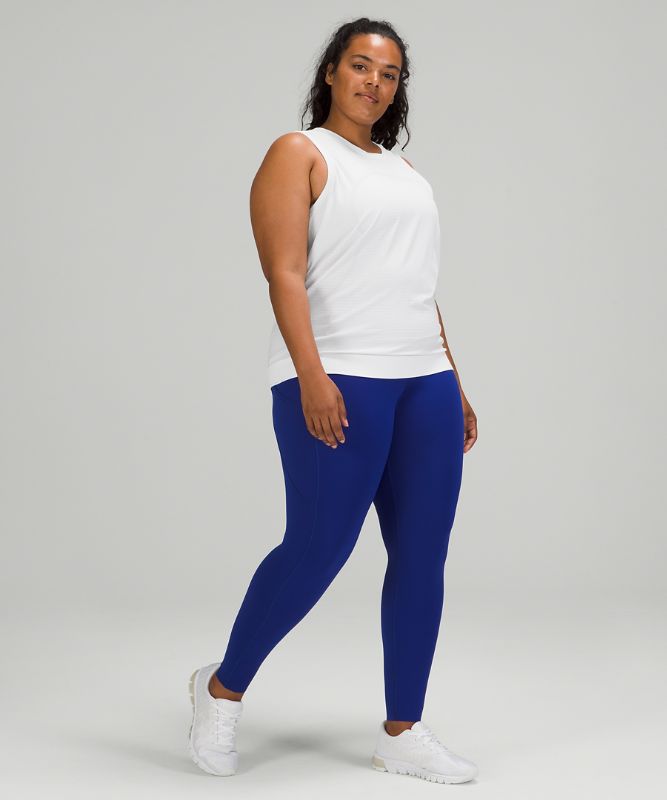 Tops Lululemon Swiftly Breathe Muscle Tank Top Mujer Blancos Blancos | 15268-OMTP