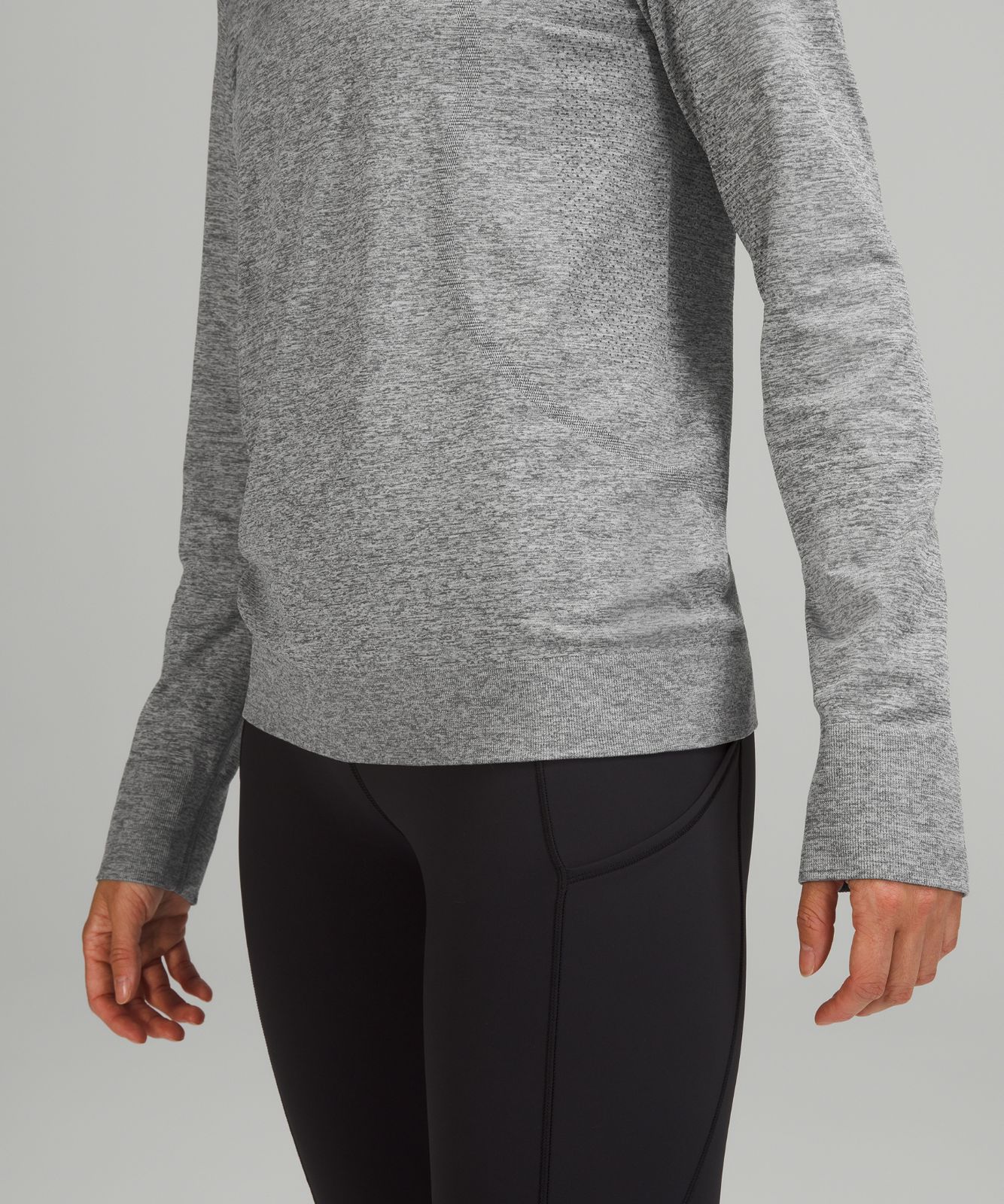 Tops Lululemon Swiftly Relaxed Long Sleeve Mujer Blancos | 93418-WIAL