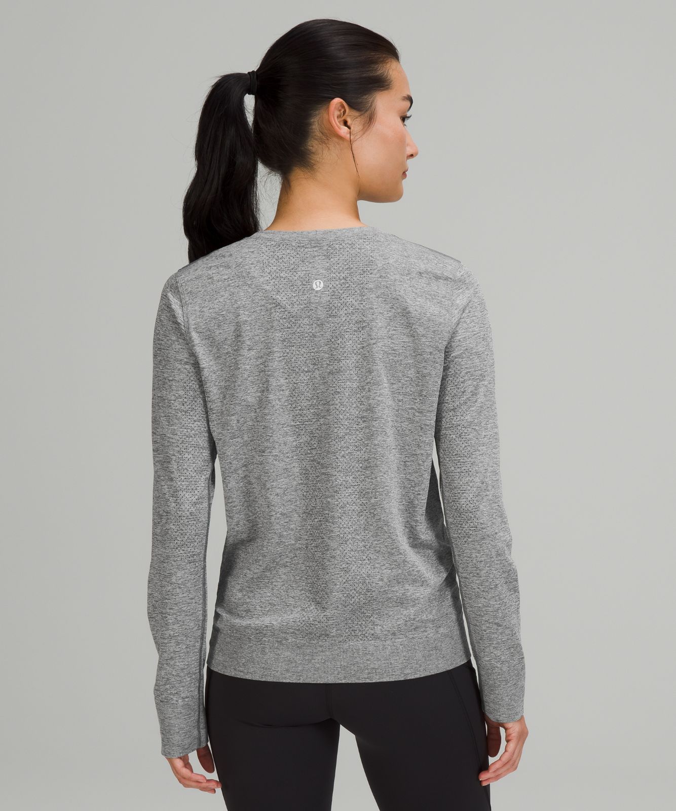 Tops Lululemon Swiftly Relaxed Long Sleeve Mujer Blancos | 93418-WIAL