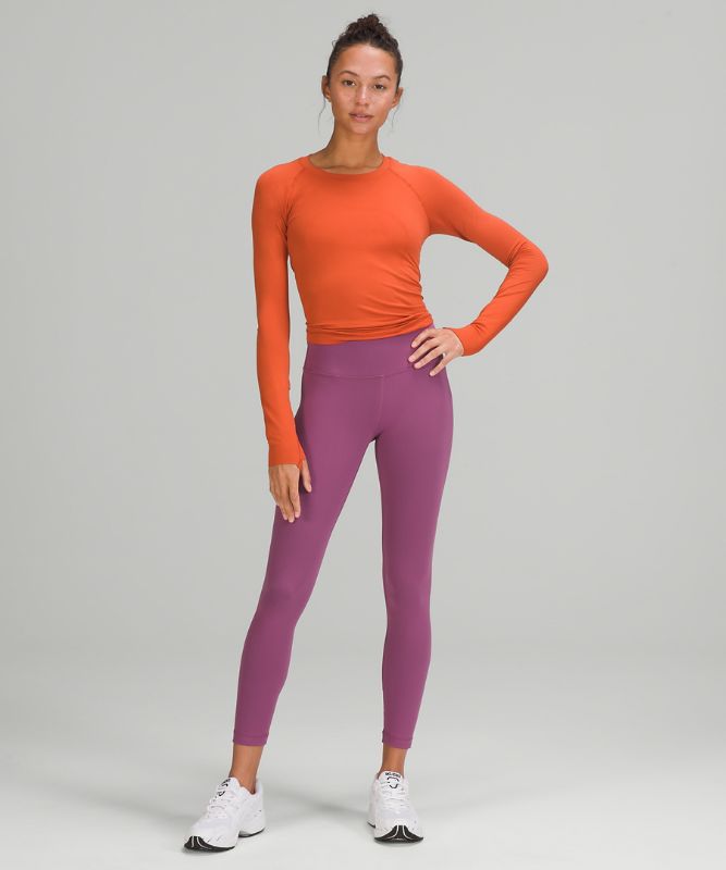 Tops Lululemon Swiftly Tech LS 2.0 Race Mujer Naranjas Naranjas | 53124-NHSX