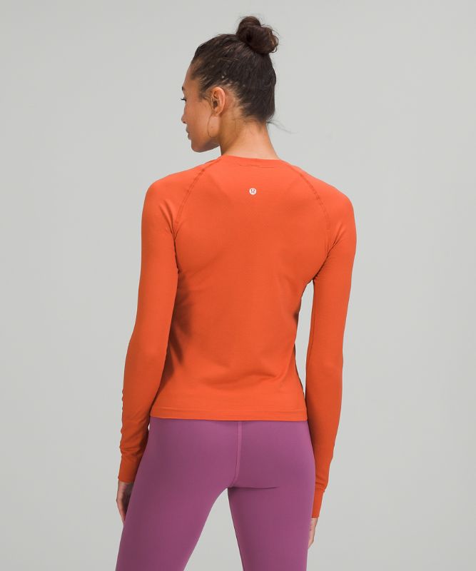 Tops Lululemon Swiftly Tech LS 2.0 Race Mujer Naranjas Naranjas | 53124-NHSX