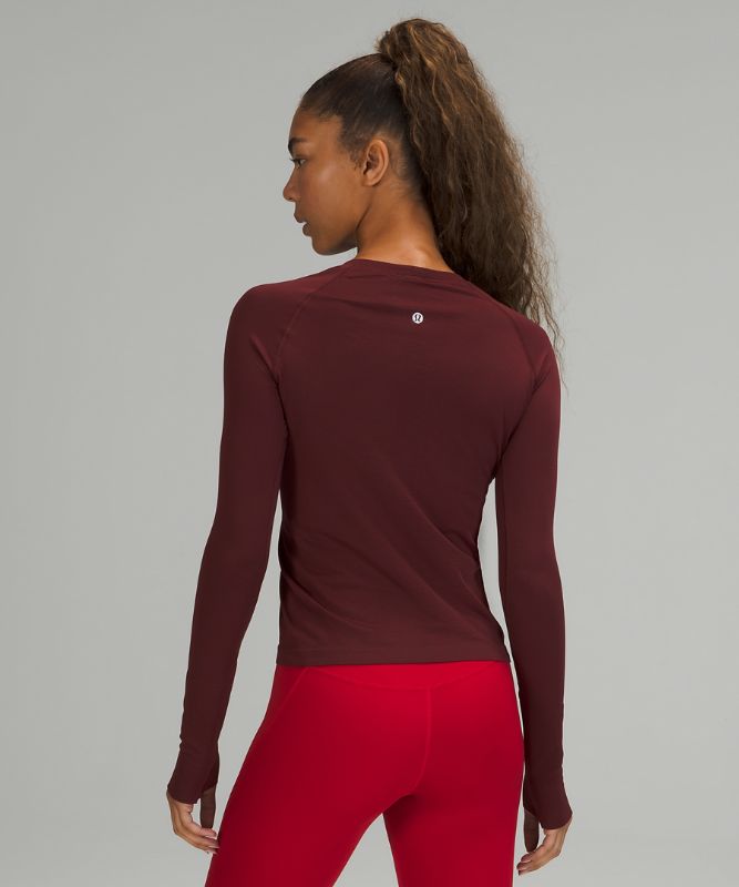 Tops Lululemon Swiftly Tech LS 2.0 Race Mujer Rojos Vino Rojos Vino | 02694-WMOA