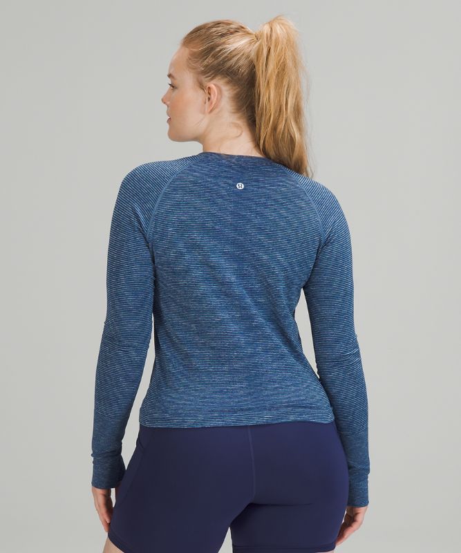 Tops Lululemon Swiftly Tech LS 2.0 Race Mujer Azules Turquesa Verdes Negros | 90486-ZBVO