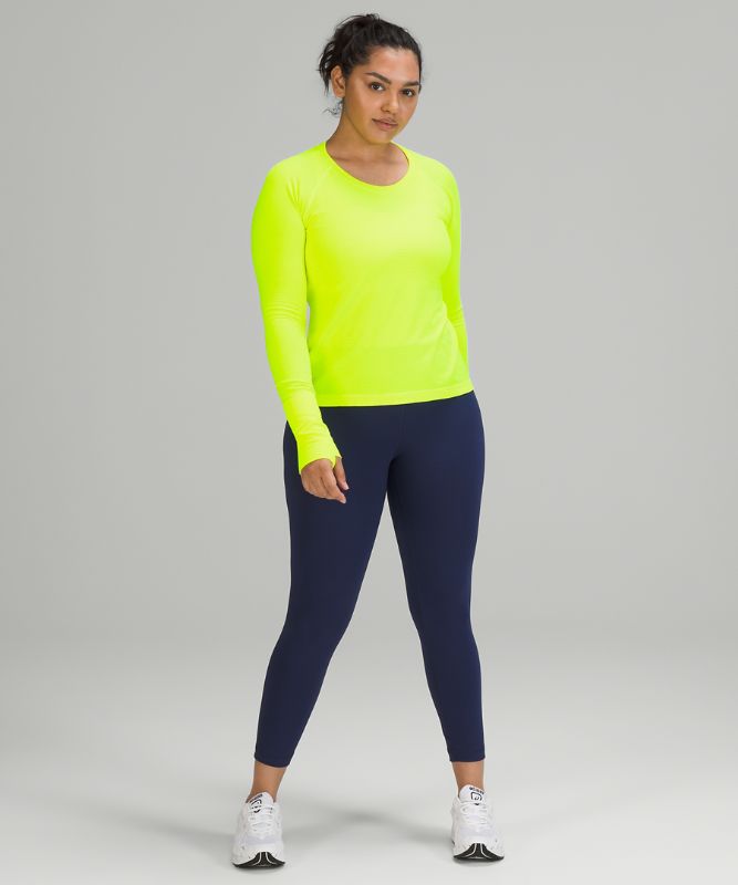 Tops Lululemon Swiftly Tech LS 2.0 Race Mujer Amarillos Amarillos | 14923-YRMD