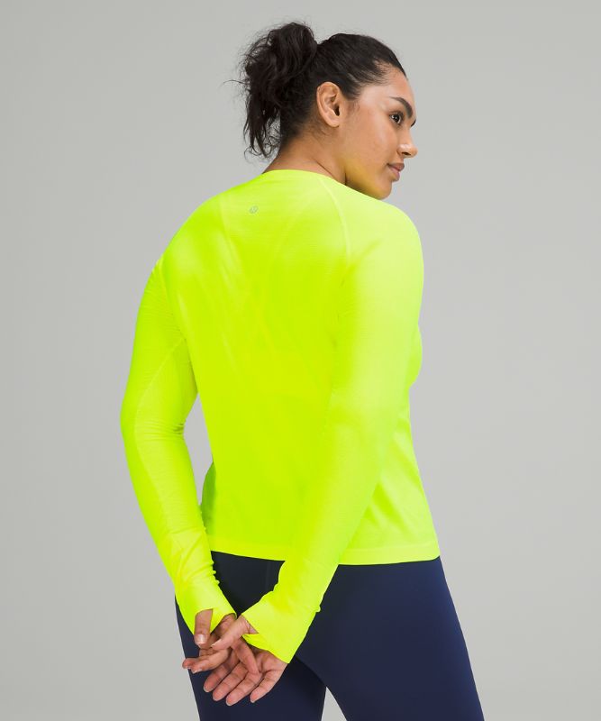 Tops Lululemon Swiftly Tech LS 2.0 Race Mujer Amarillos Amarillos | 14923-YRMD