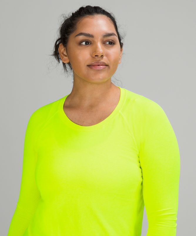 Tops Lululemon Swiftly Tech LS 2.0 Race Mujer Amarillos Amarillos | 14923-YRMD