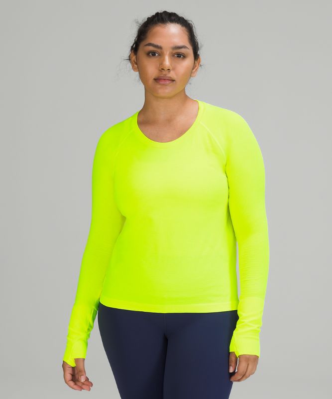 Tops Lululemon Swiftly Tech LS 2.0 Race Mujer Amarillos Amarillos | 14923-YRMD