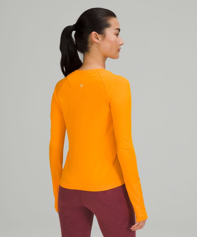 Tops Lululemon Swiftly Tech LS 2.0 Race Mujer Clementine / Clementine | 18930-LUVY