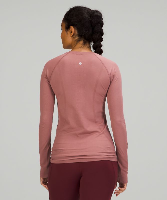 Tops Lululemon Swiftly Tech Long Sleeve 2.0 Mujer Spiced Chai / Spiced Chai | 29058-VQEZ