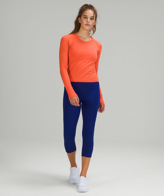 Tops Lululemon Swiftly Tech Long Sleeve 2.0 Race Mujer Coral Coral | 23750-SBDC