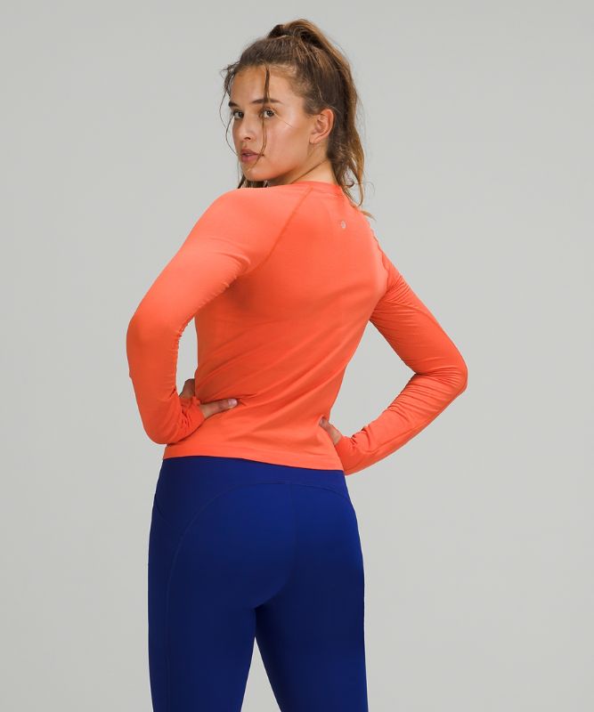 Tops Lululemon Swiftly Tech Long Sleeve 2.0 Race Mujer Coral Coral | 23750-SBDC